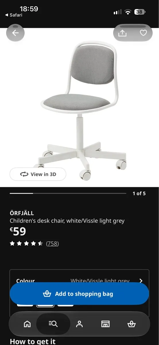 Kids desk chair - Image 4