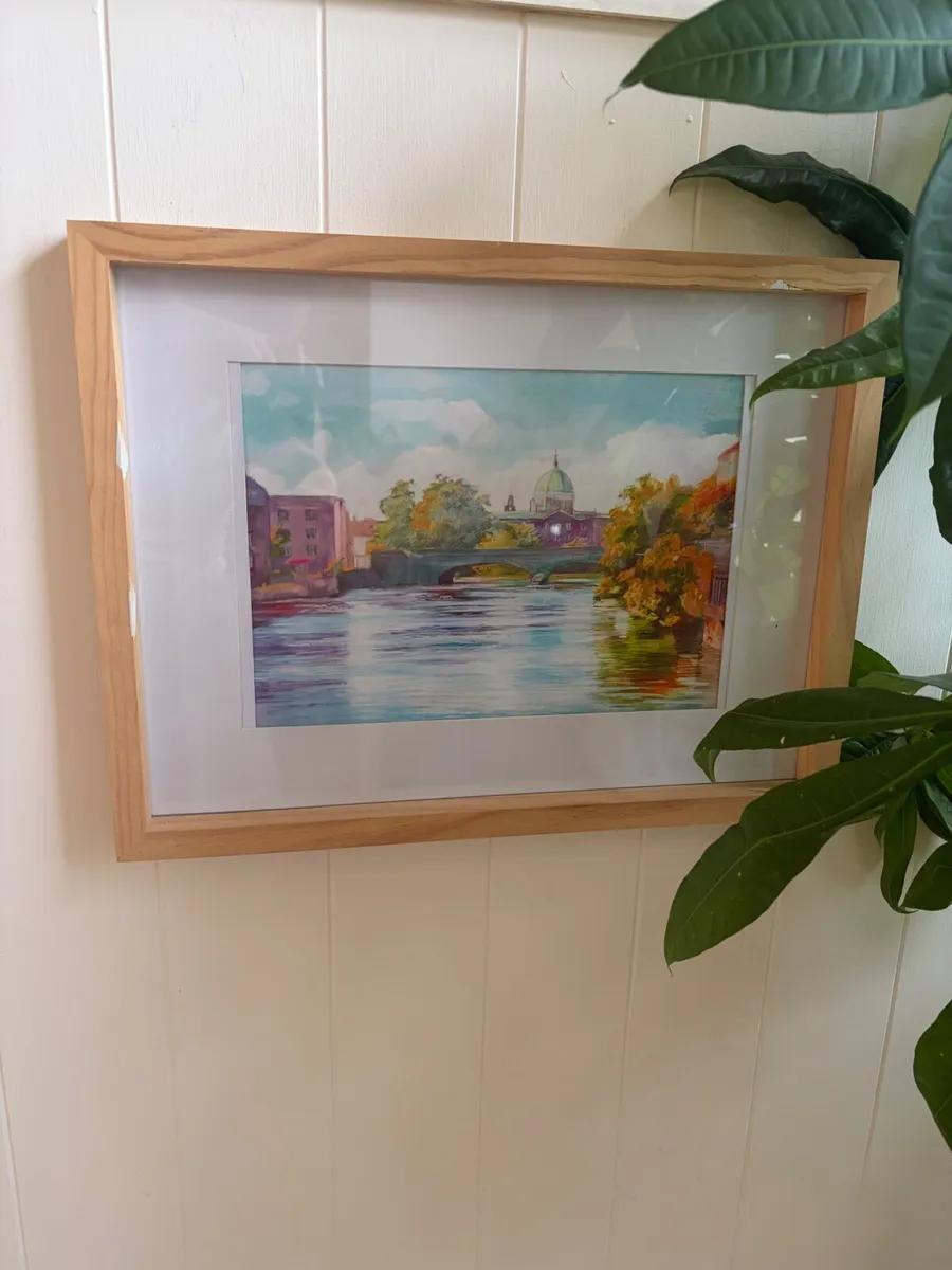 Framed Painting by a Local Artist – Galway Scene - Image 2