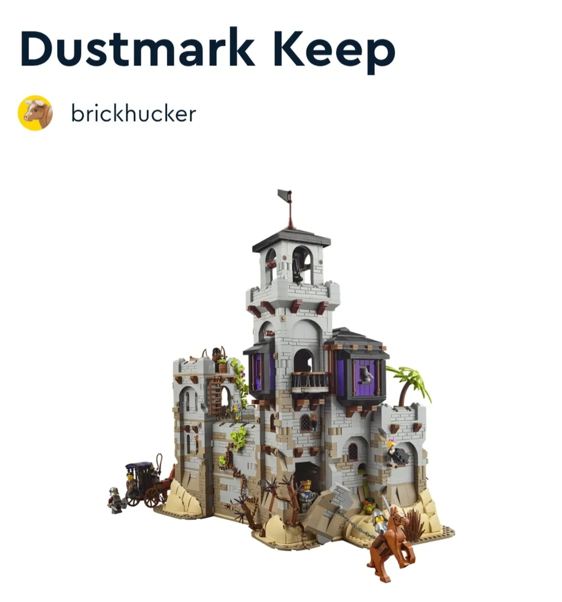 Lego bricklink dustmark keep - Image 2