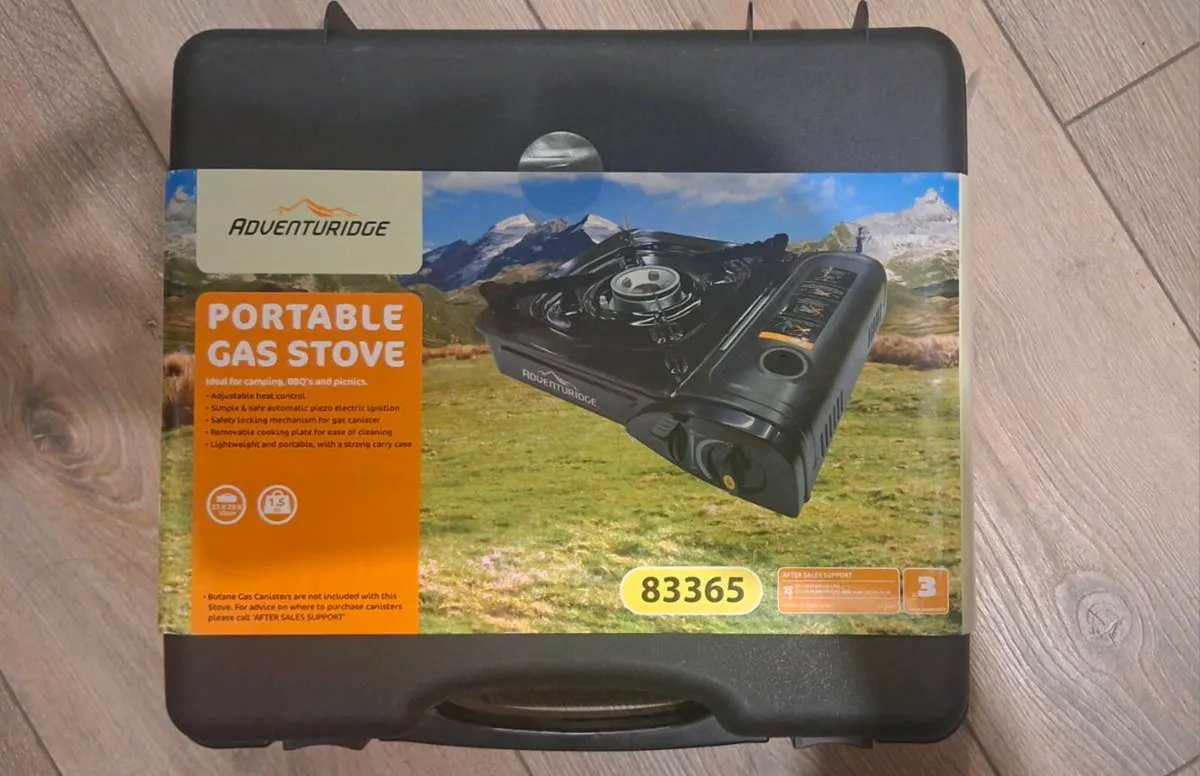 Brand new portable gas camping stove - Image 1