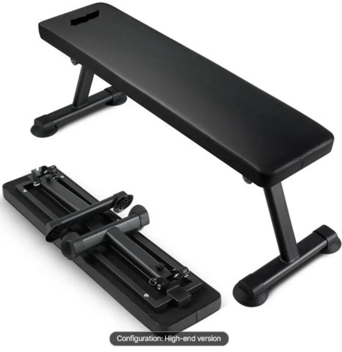 Flat Weight Bench,Foldable Strength Training Bench - Image 1