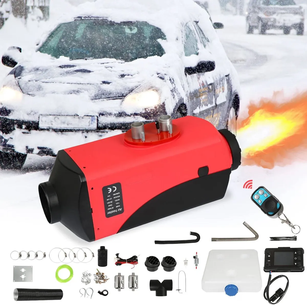 5kw Diesel Heater with Remote Control LCD Monitor - Image 1