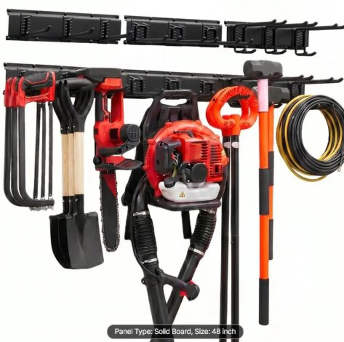 Garage Tool Organizer 1257.3 mm 272 kg Wall Mount - Image 1