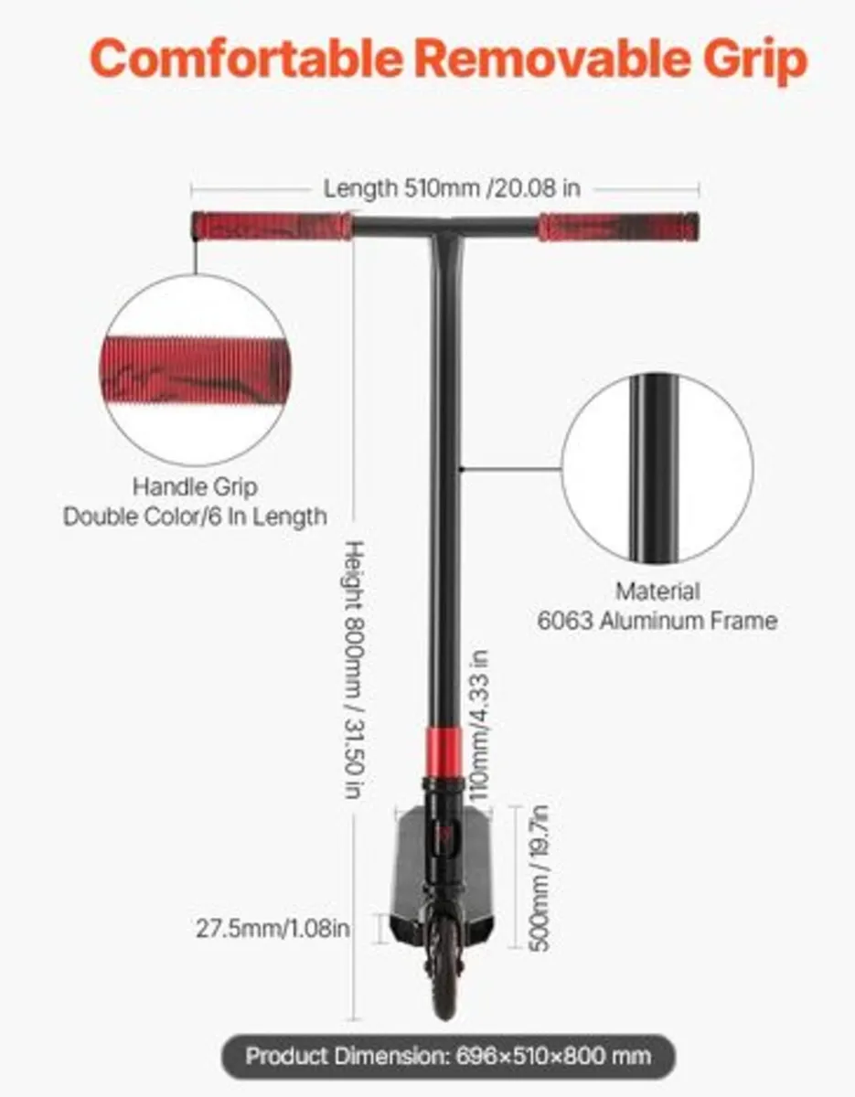 Stunt Scooter, Pro Complete Trick Scooters for Kid - Image 2
