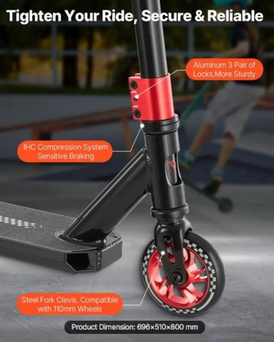 Stunt Scooter, Pro Complete Trick Scooters for Kid - Image 3