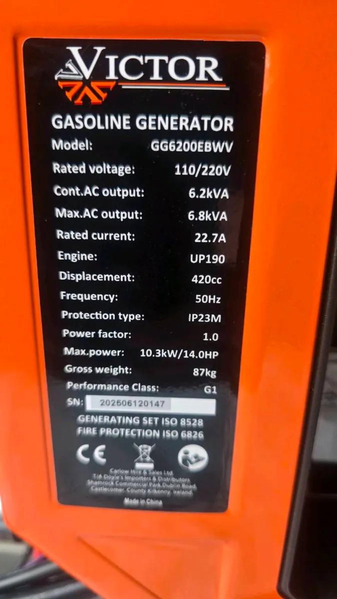 New 6.8kva Generator - Image 4
