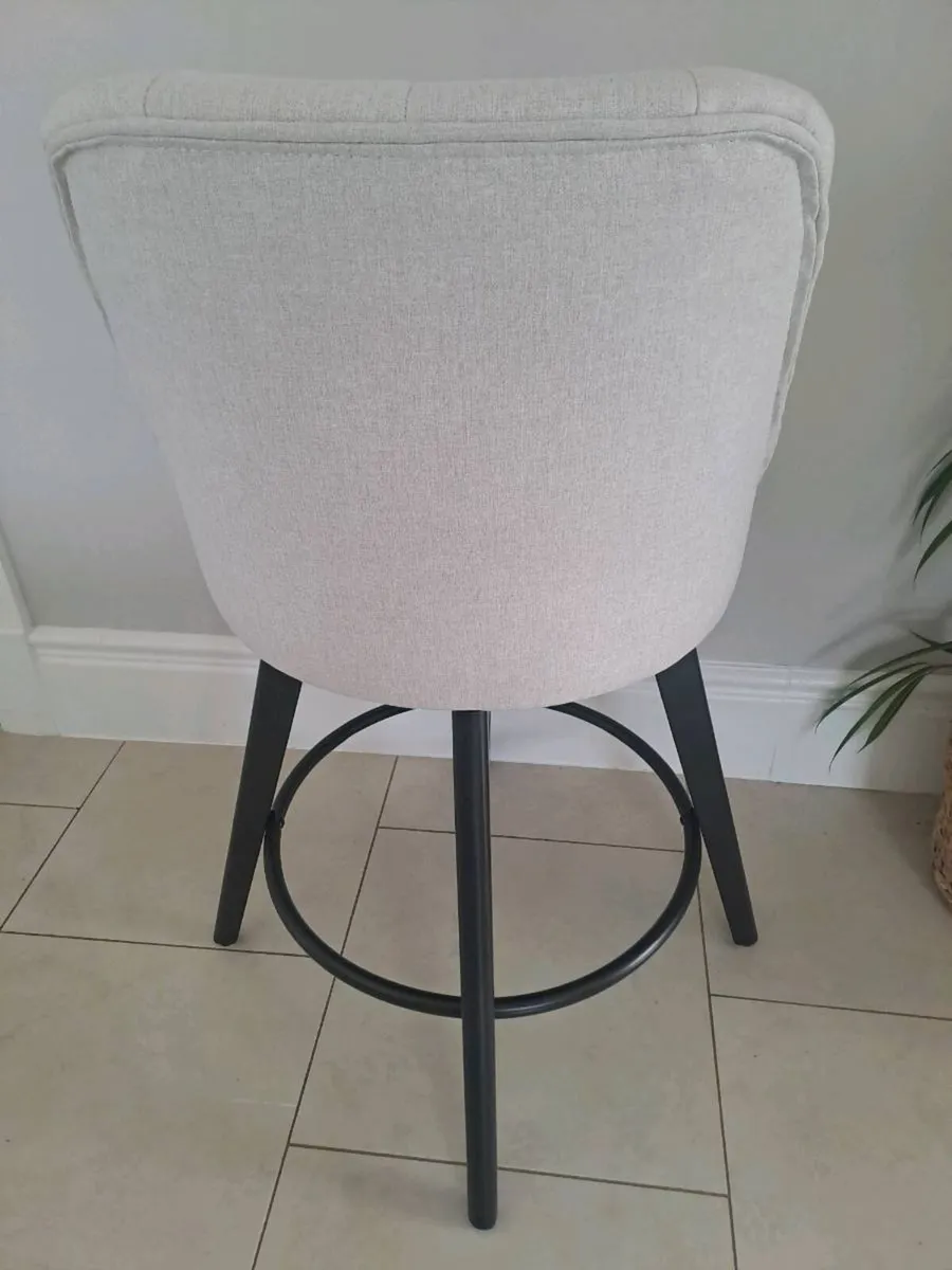 Kitchen Island barstools x 4 - Image 3