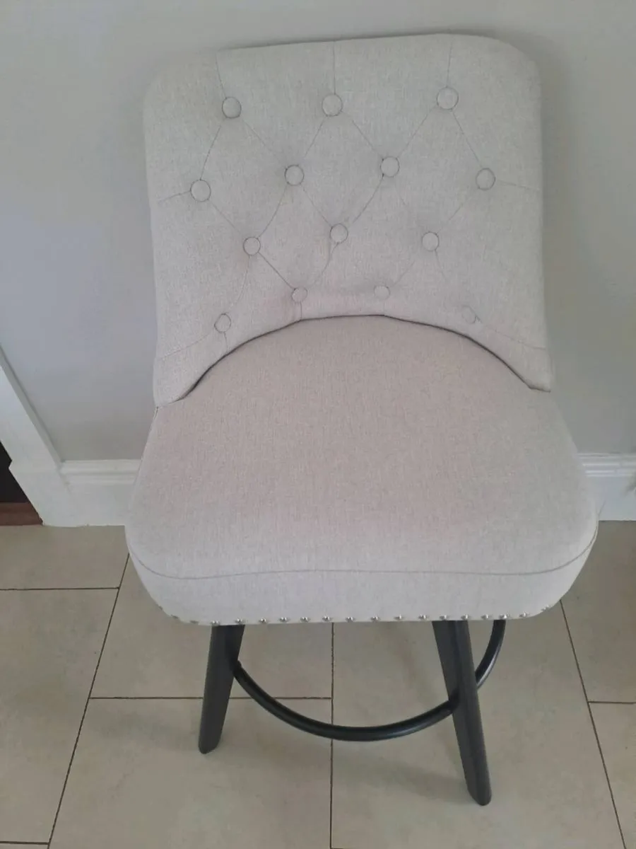Kitchen Island barstools x 4 - Image 4