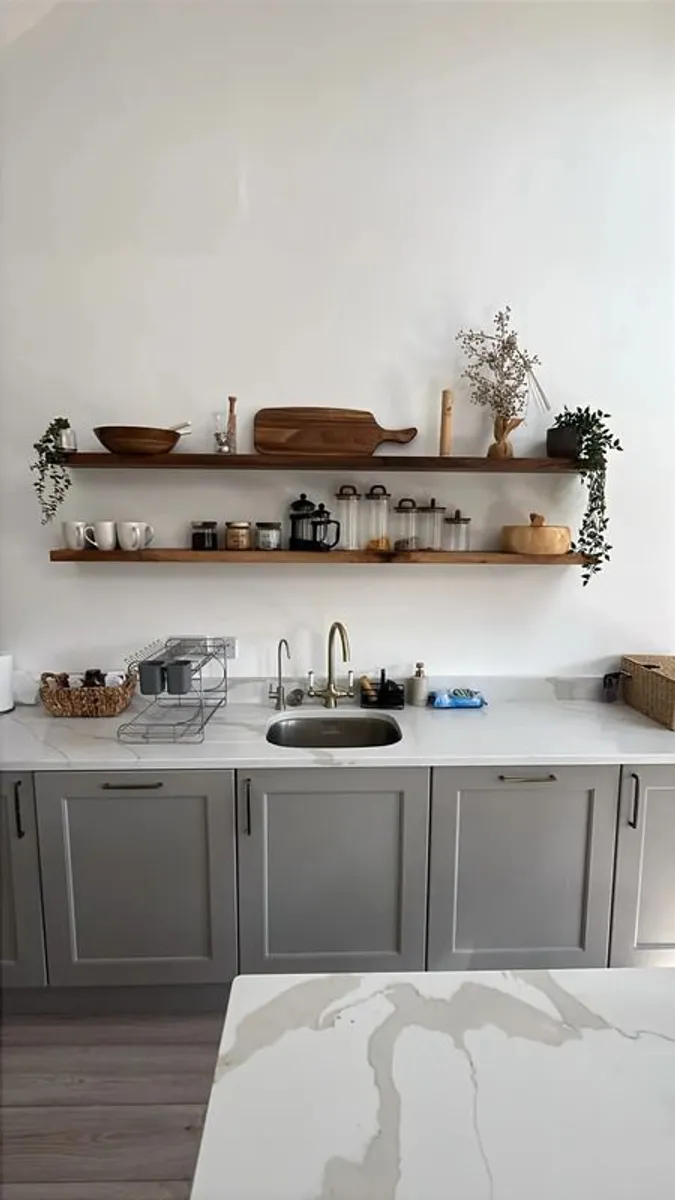 Live Edge Walnut Floating Shelf | Made to Measure | Handmade in Ireland - Image 3