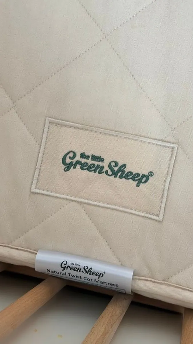 IKEA Sniglar cot with The Little Green Sheep mattress - Image 3
