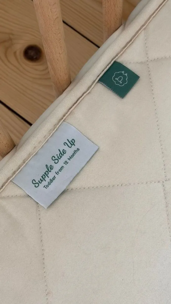 IKEA Sniglar cot with The Little Green Sheep mattress - Image 4