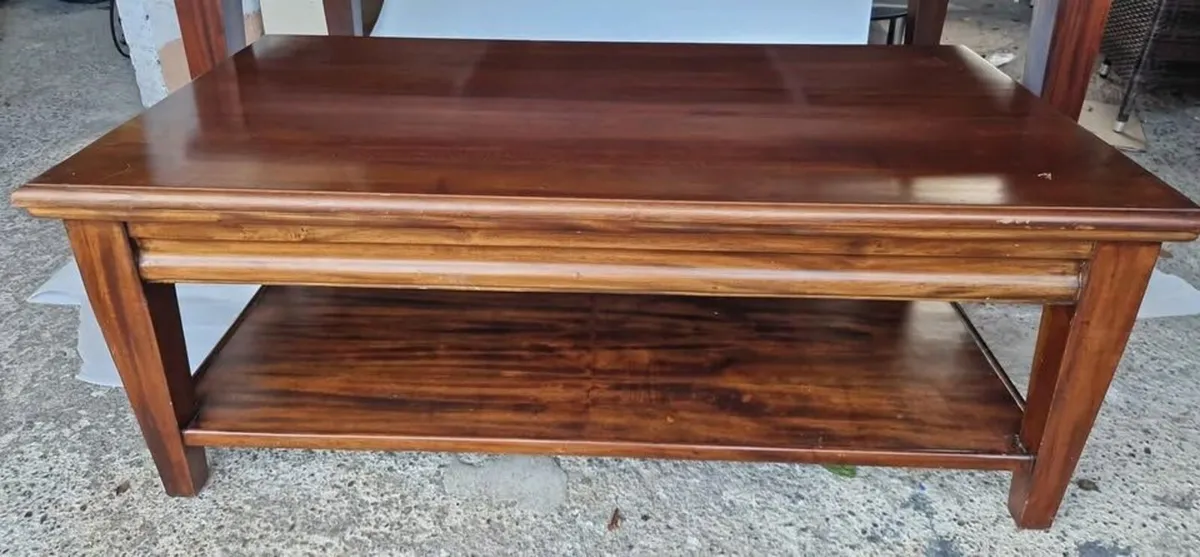 Solid Mahogany James Coffee Table - Image 3