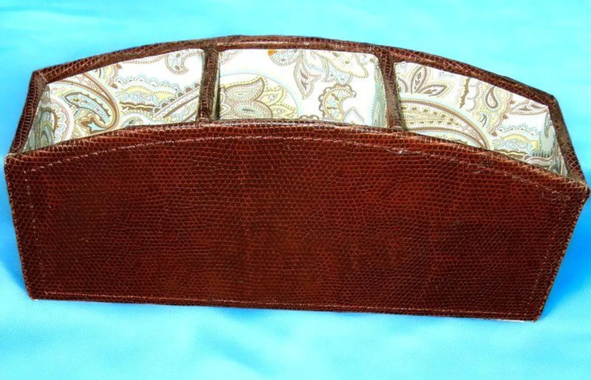 Pristine Vintage Harrods Desk Organiser - Image 3