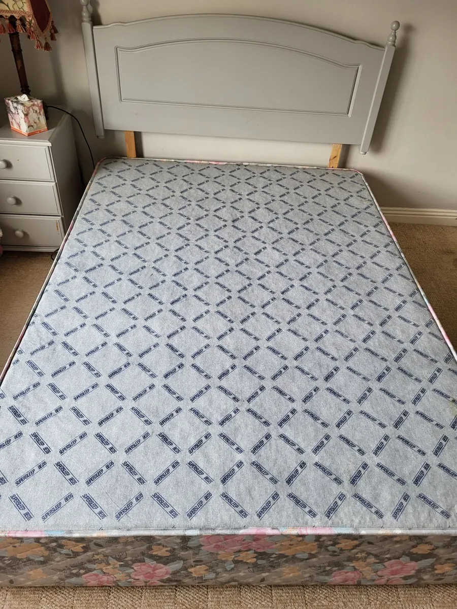 Double bed and Mattress - Image 1