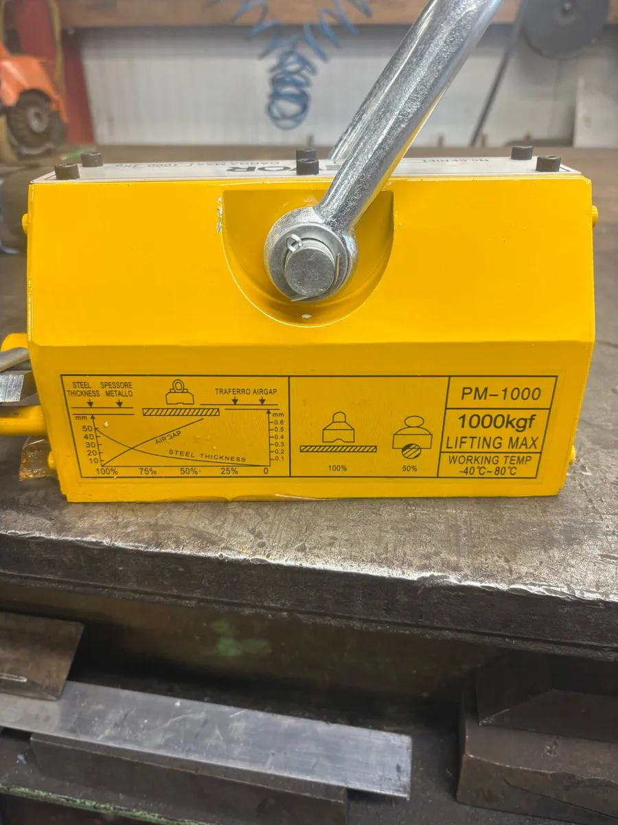 1 Ton lifting magnet - Image 3