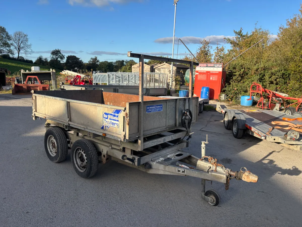 ifor williams 8ft tipping trailer dropside - Image 2