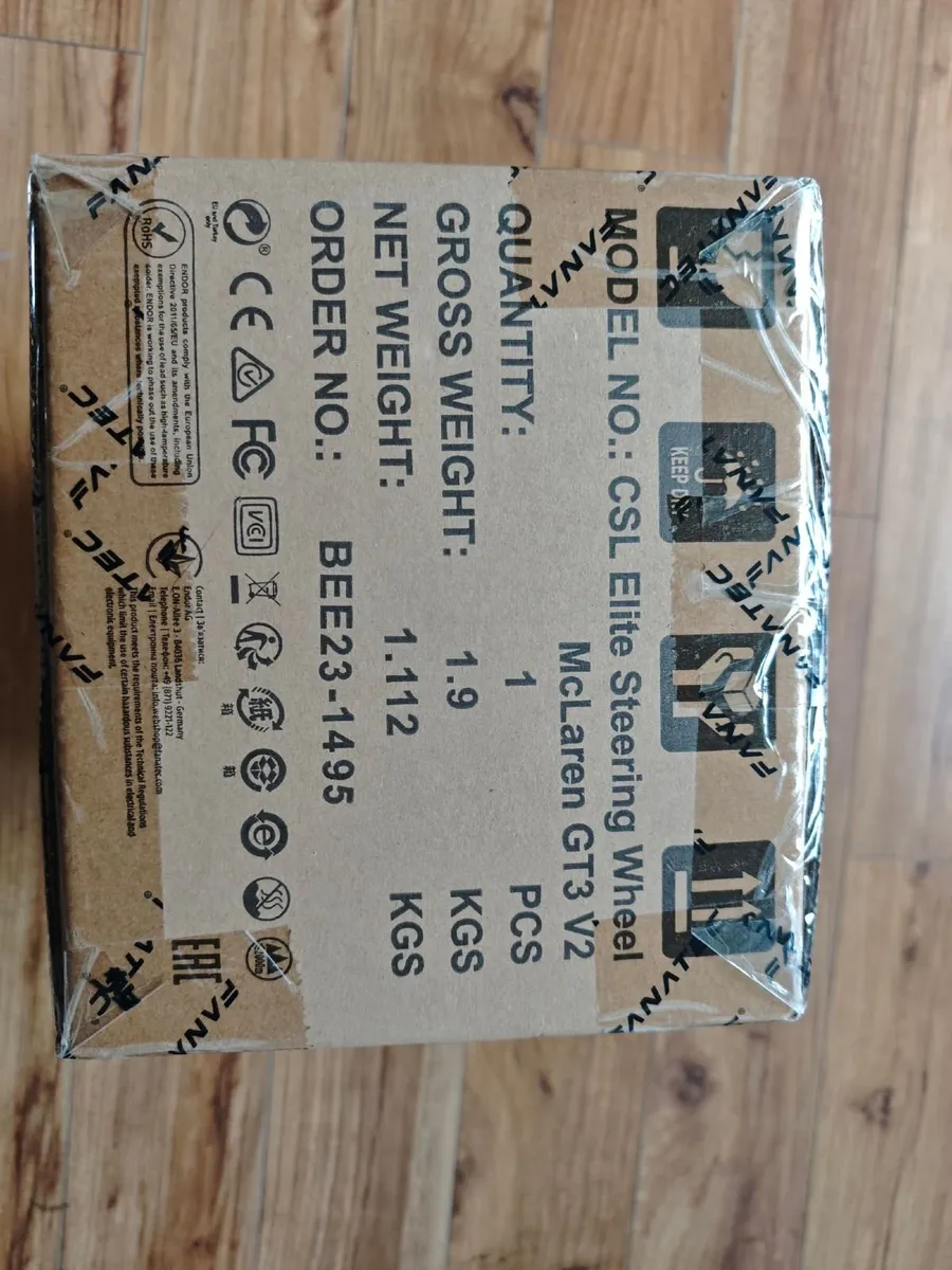 Fanatec McLaren GT3 V2 Wheel – New, Sealed - Image 2