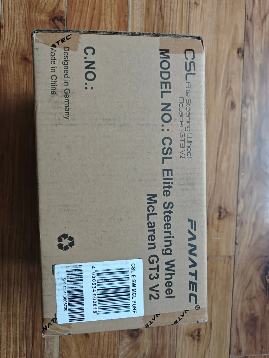 Fanatec McLaren GT3 V2 Wheel – New, Sealed - Image 1