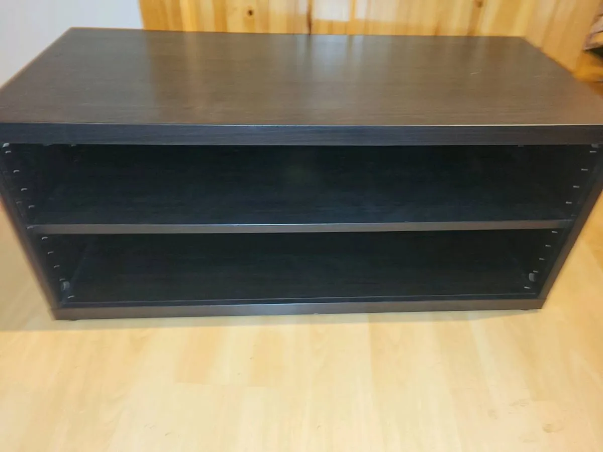 Black TV Stand and matching coffee table - Image 2
