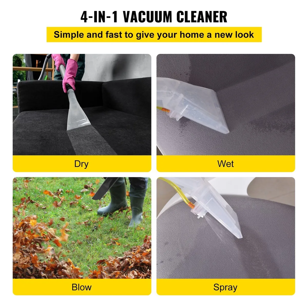 Wet & Dry Vacuum Cleaner 20.1L 1200W - Image 2