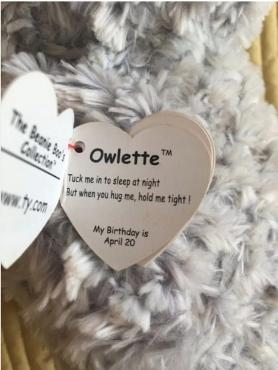 Owlette Beanie Boo TY Teddy BNWT - Image 4