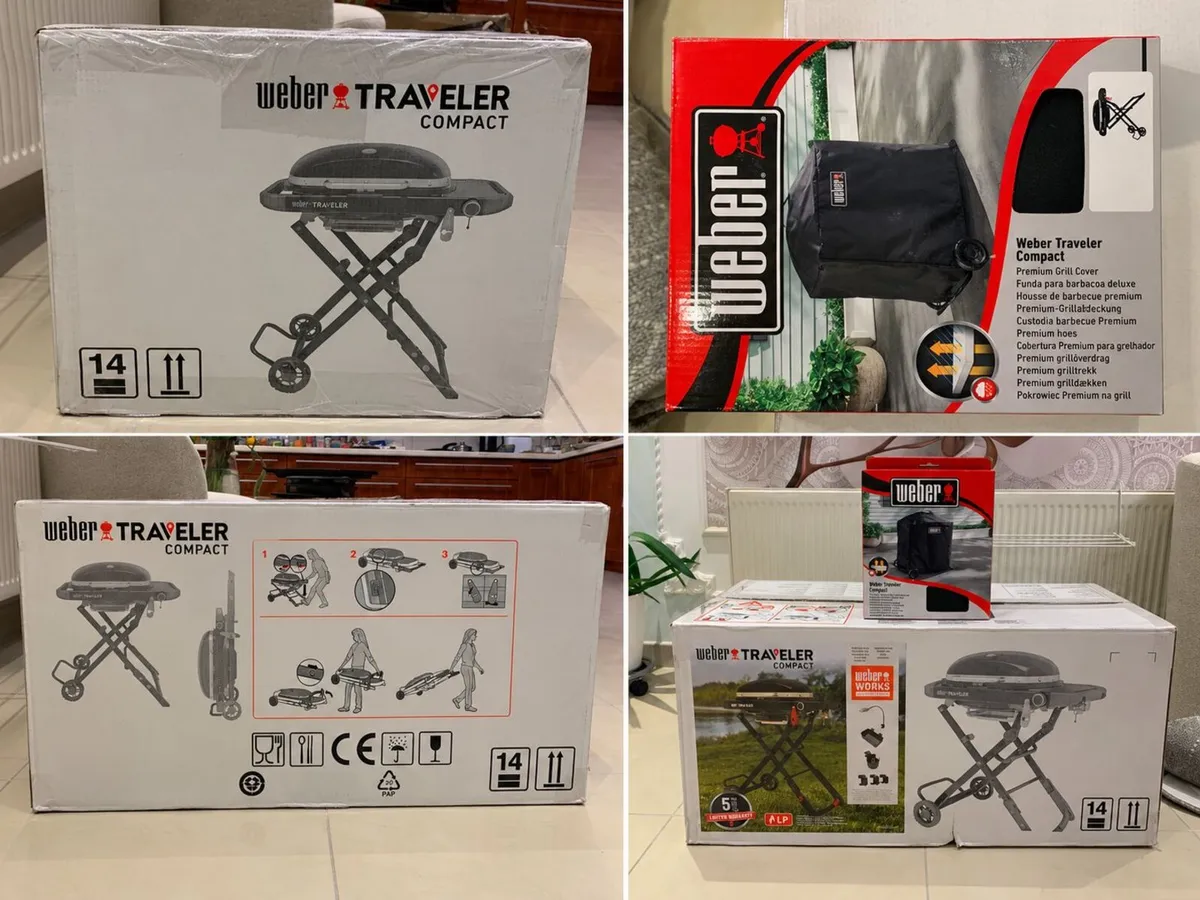 Weber Traveler Compact BBQ + Cover | Retail P €400 - Image 2