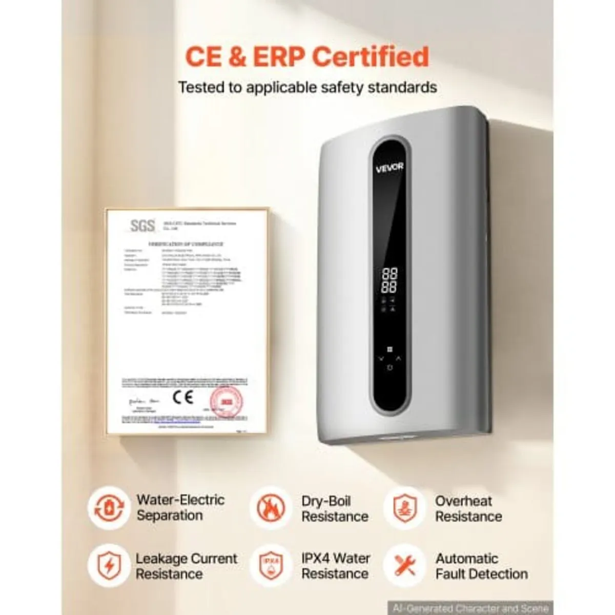 Tankless Electric Water Heater 18 kW 3 Phase Insta - Image 4