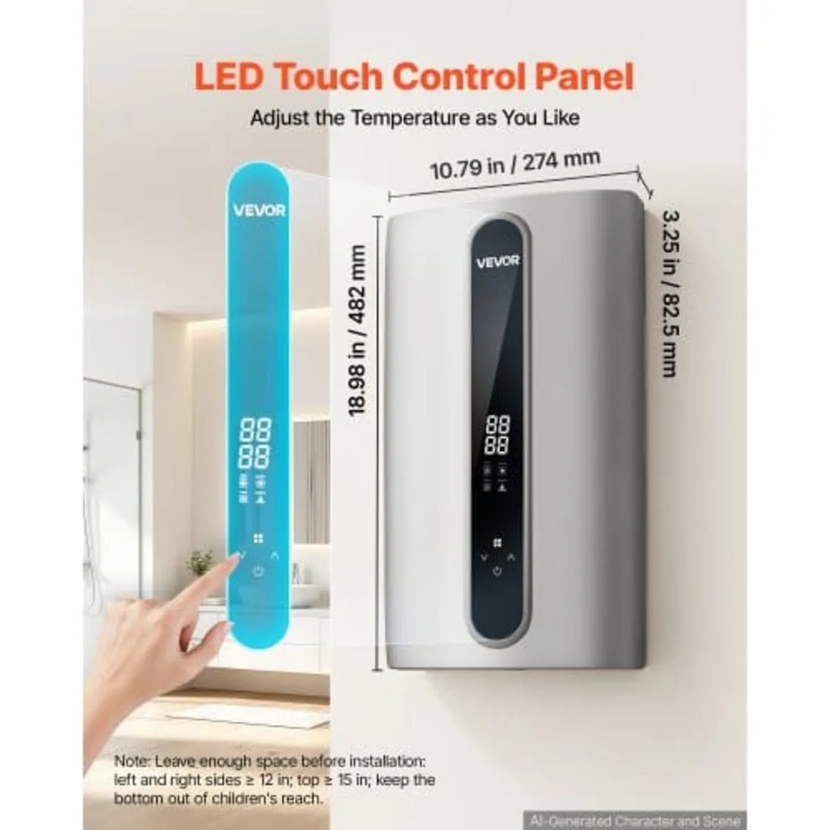 Tankless Electric Water Heater 24 kW 3 Phase Insta - Image 4