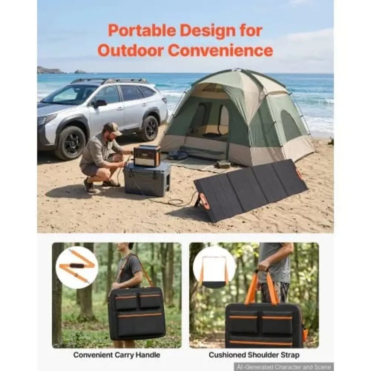 Solar Panel Storage Bag Holds up to 2 x 200W Folda - Image 3