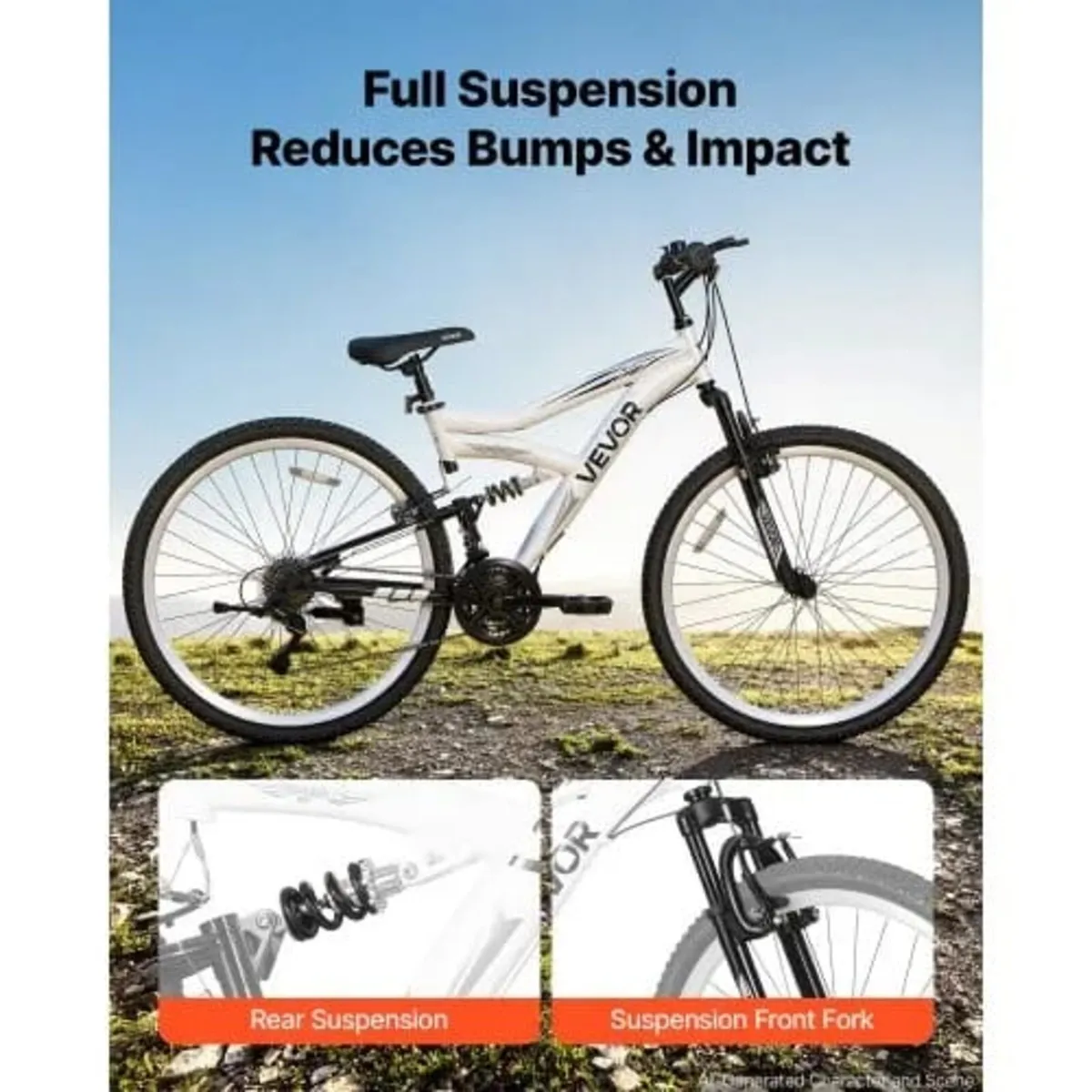 Mountain Bike for Men and Women 70 cm Outdoor Bicy - Image 2