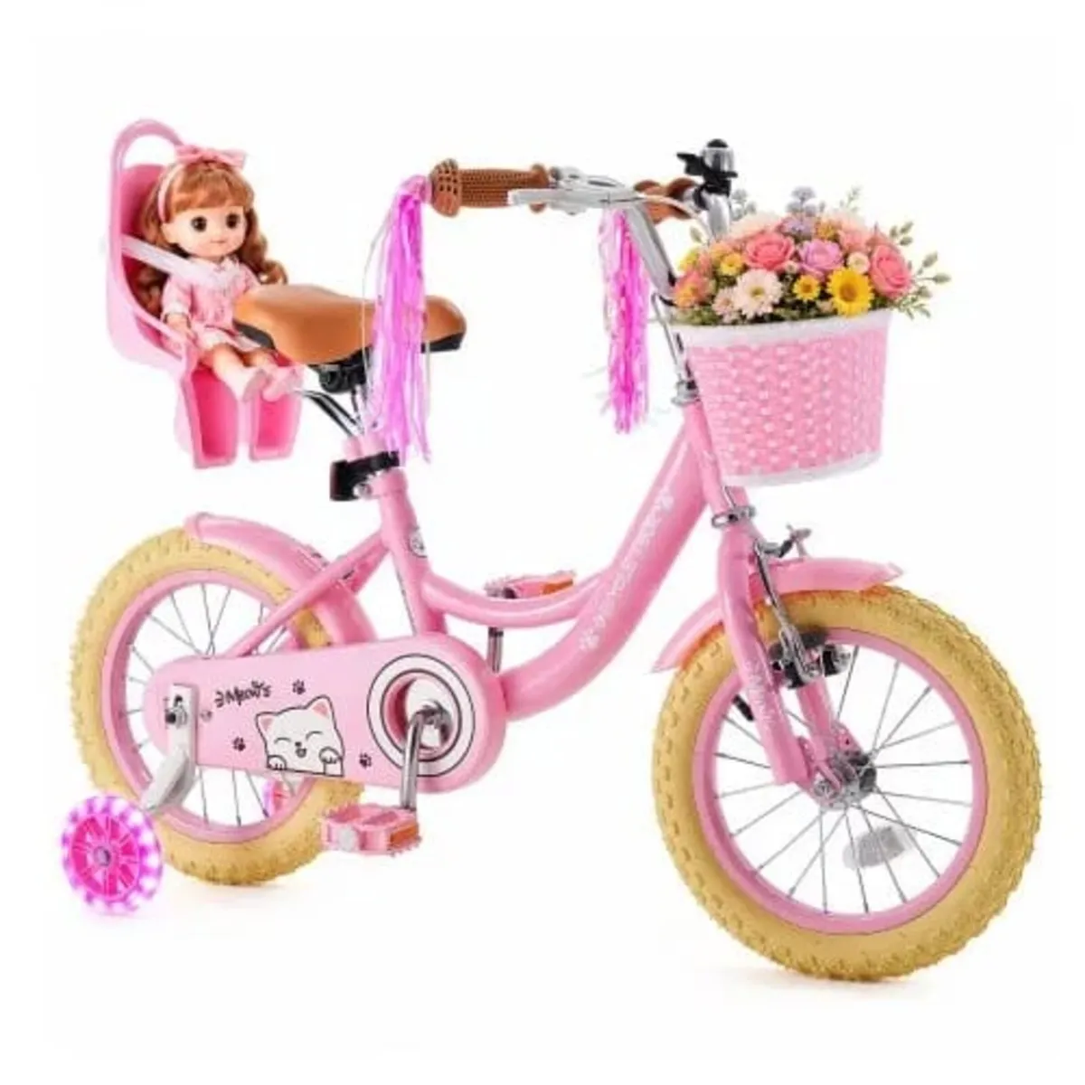 Kids Bike, 14 Inch Children Bicycle, Training Whee - Image 1