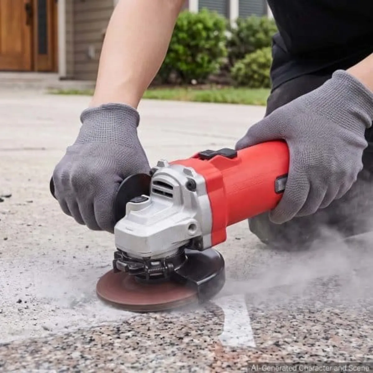Angle Grinder, 125mm Electric Grinder Power Tool, - Image 4