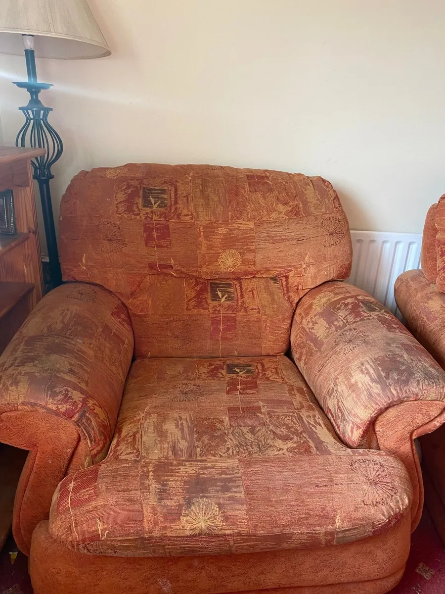 3 Seater Couch & 2 Armchairs - Image 2