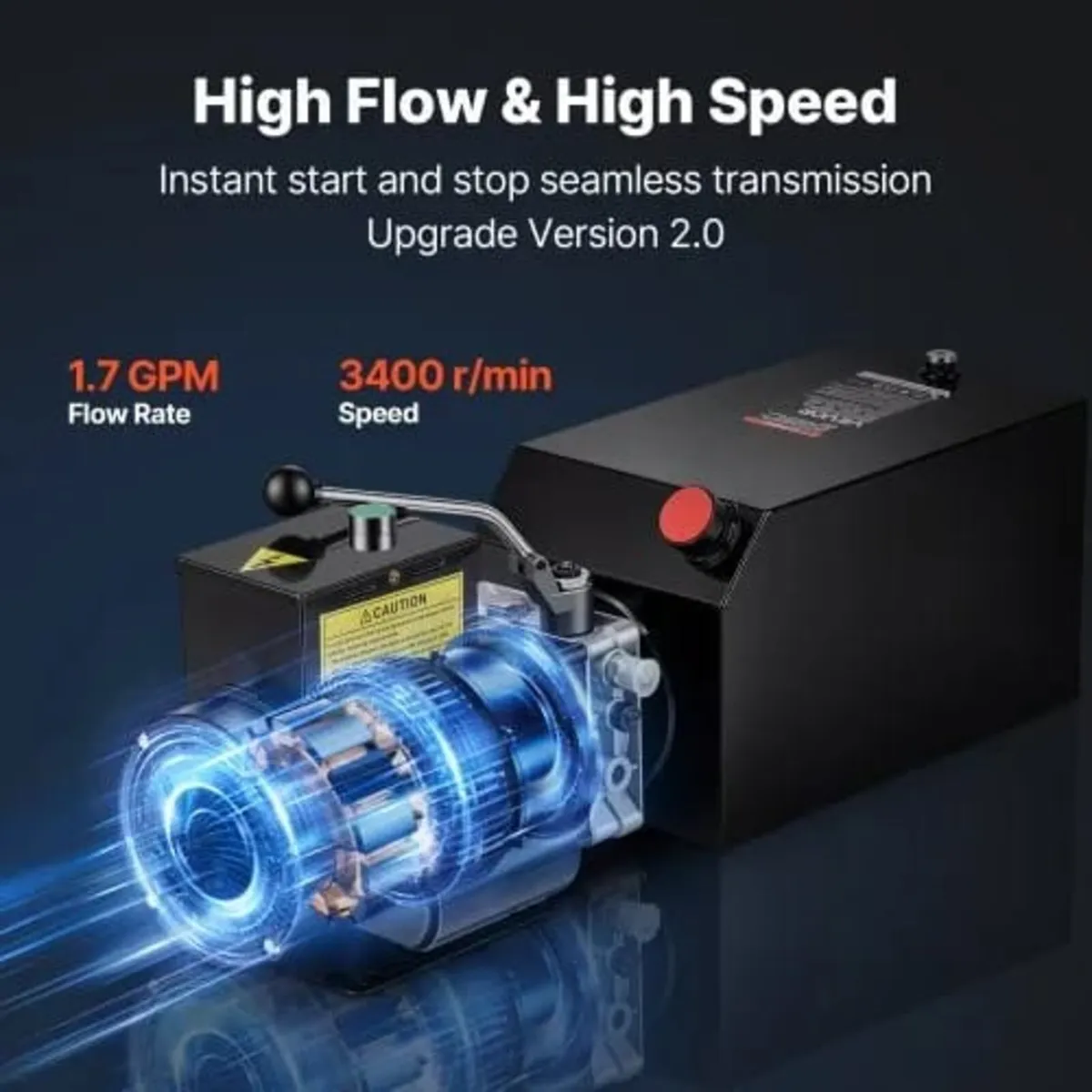 15L Hydraulic Pump, 2.2KW Hydraulic Dump Trailer P - Image 2