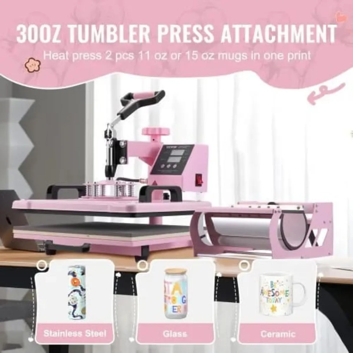 Heat Press Machine 300 x 380 mm 5 in 1 Heat Transf - Image 2