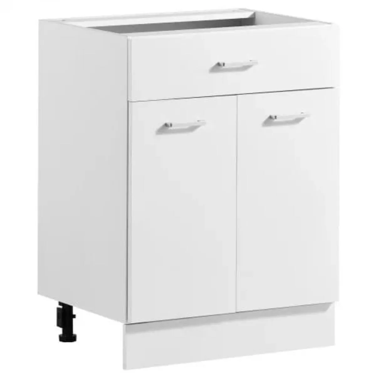 White Shaker Base Cabinet Ready to Assemble 60cmW - Image 1