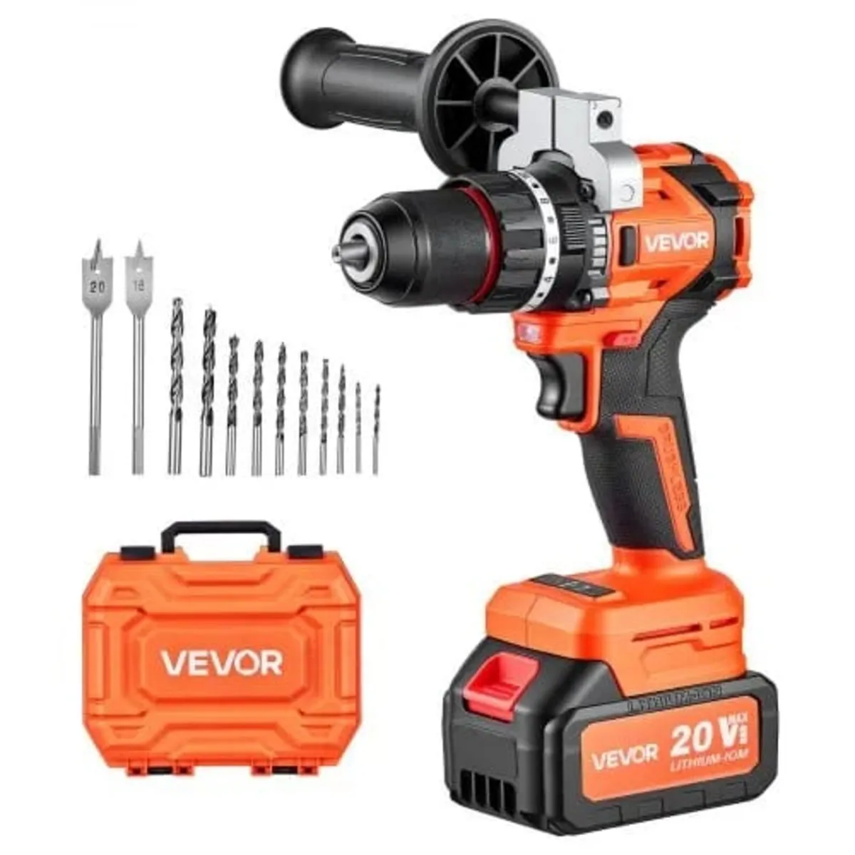 Hammer Drill 20V 1/2 in 26000 IPM Brushless Cordle - Image 1