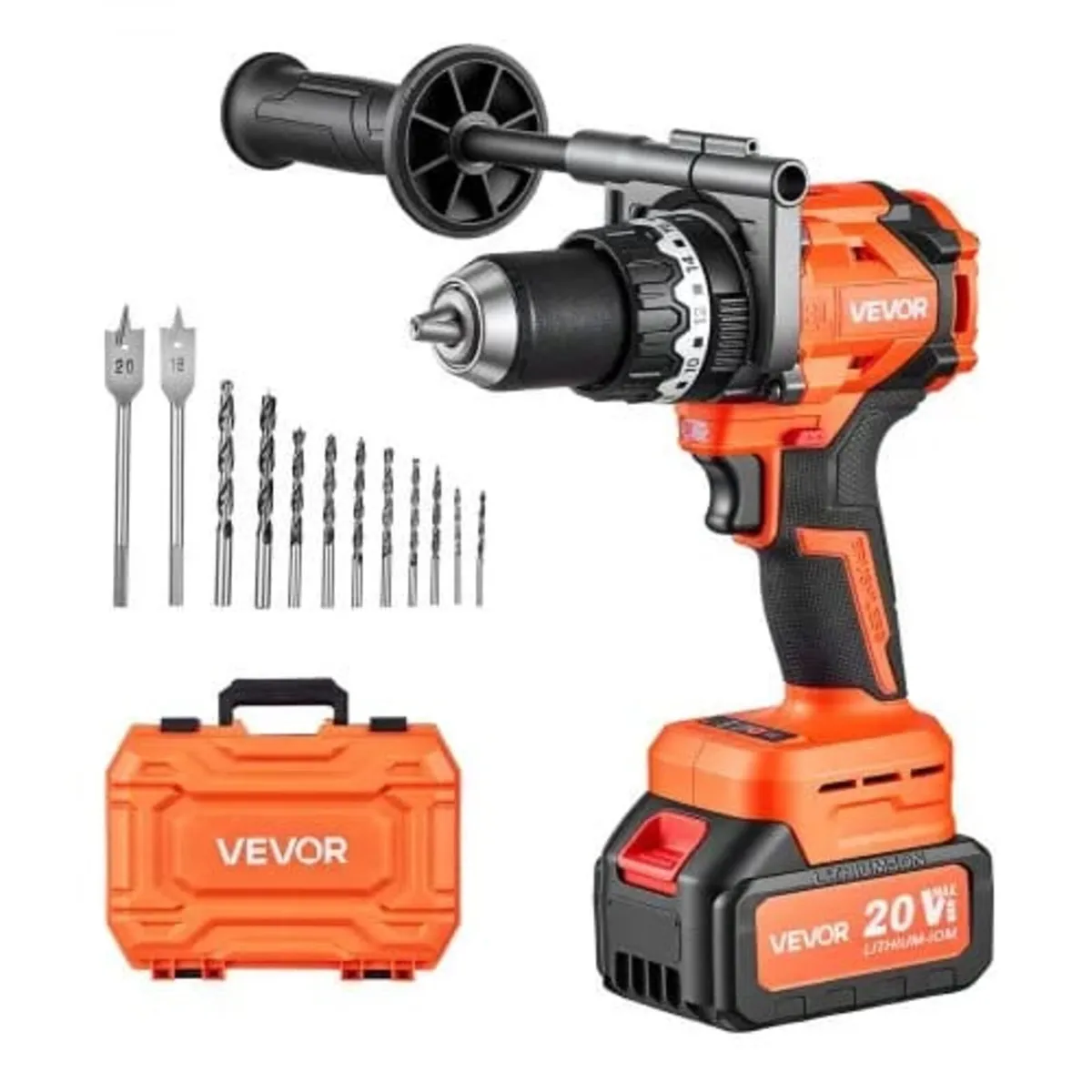 Hammer Drill 20V 1/2 in 24000 IPM Brushless Cordle - Image 1