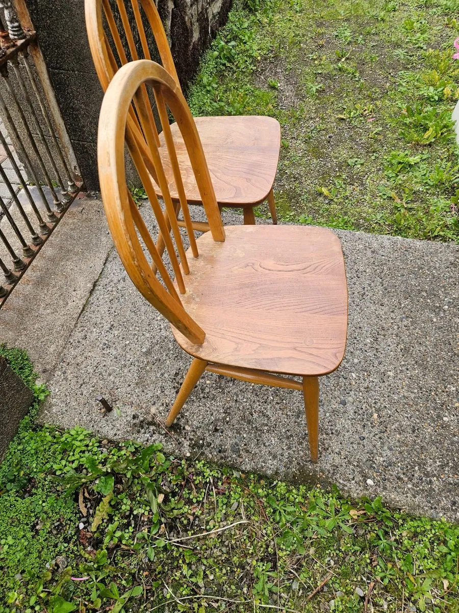 Vintage Retro Mid Century Kitchen Chairs - Image 3
