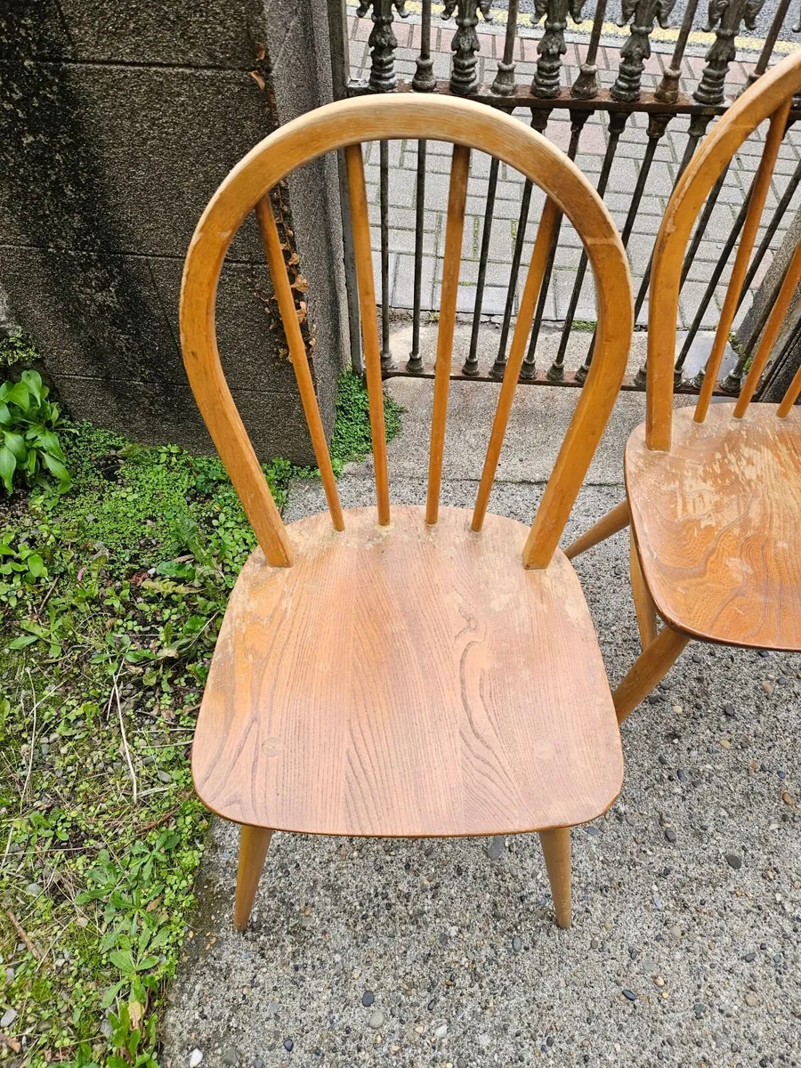 Vintage Retro Mid Century Kitchen Chairs - Image 4