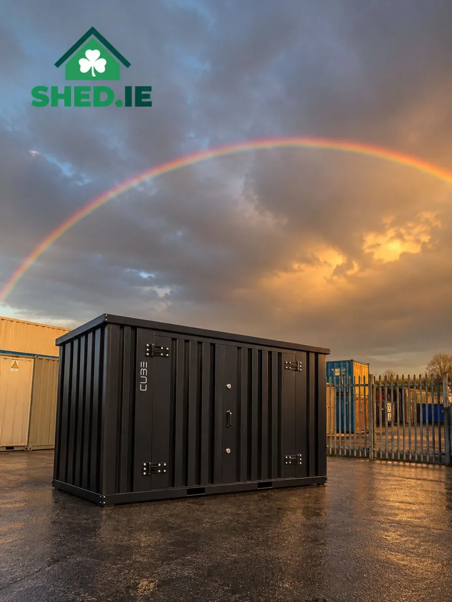 CUBE Heavy Duty Steel Shed 2m × 3m (6.6ft × 9.8ft) - Image 1