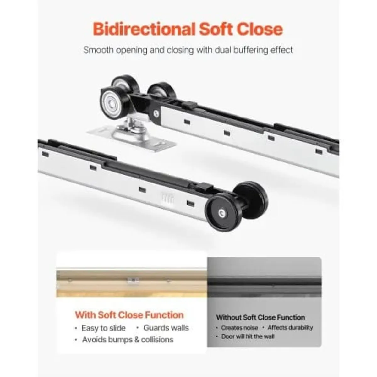 Pocket Door Frame Kit 711.2 mm Pocket Door Kit Ste - Image 4