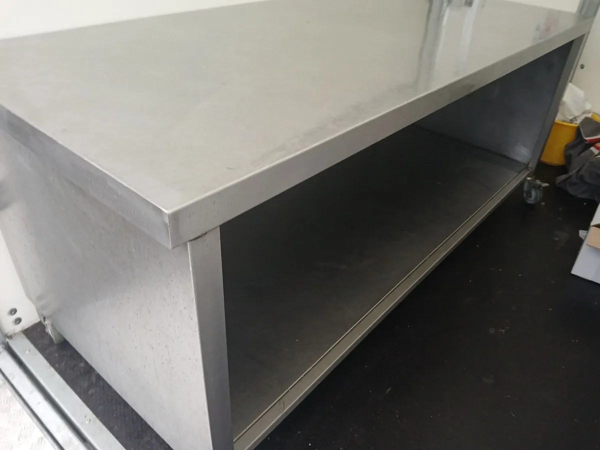 Stainless steel cabbinet table delivered - Image 1