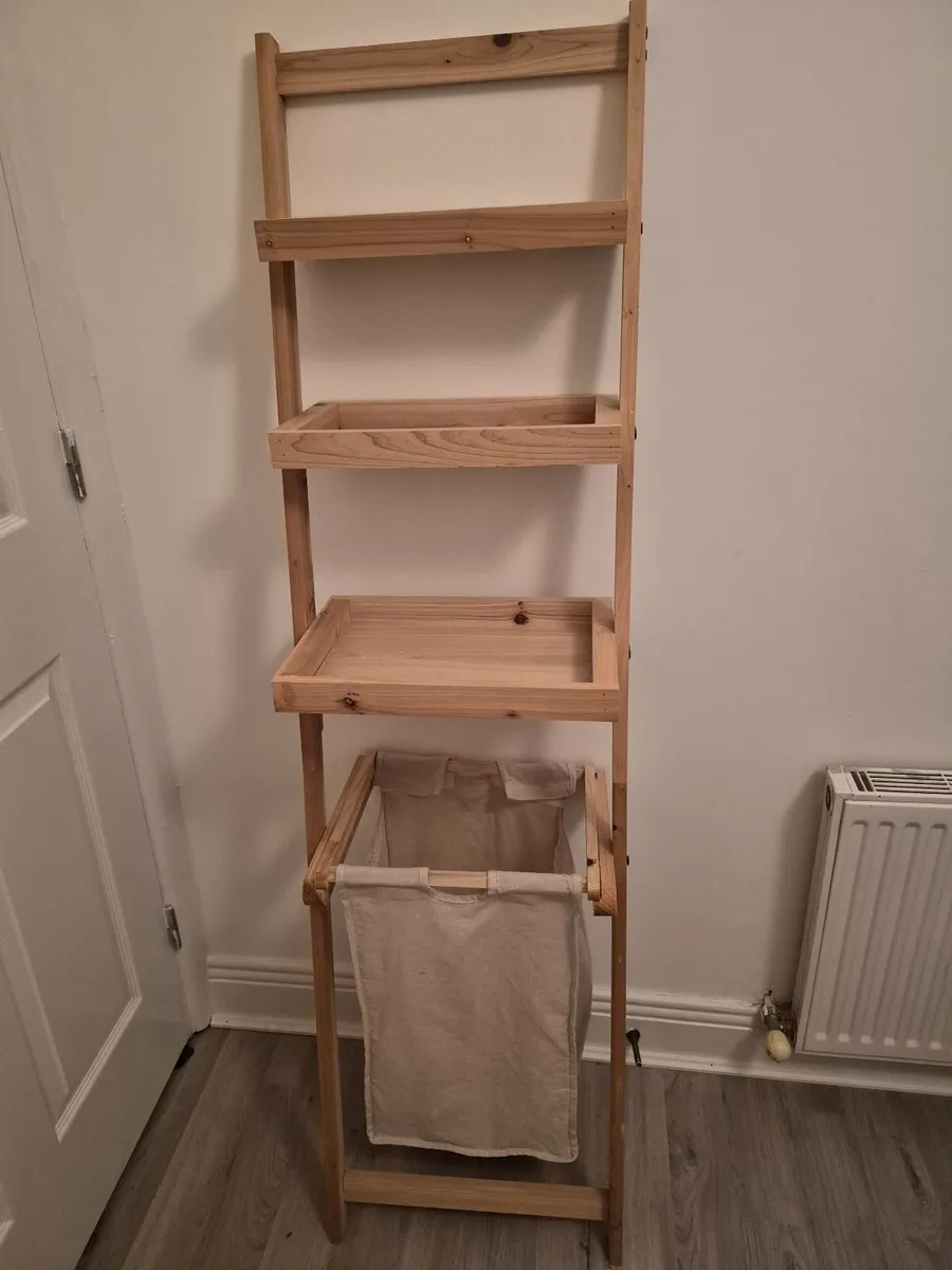 Laundry Hamper Shelf Unit - Image 3