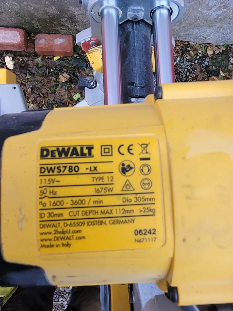 LAGER Dewalt chopsaw for sale - Image 2