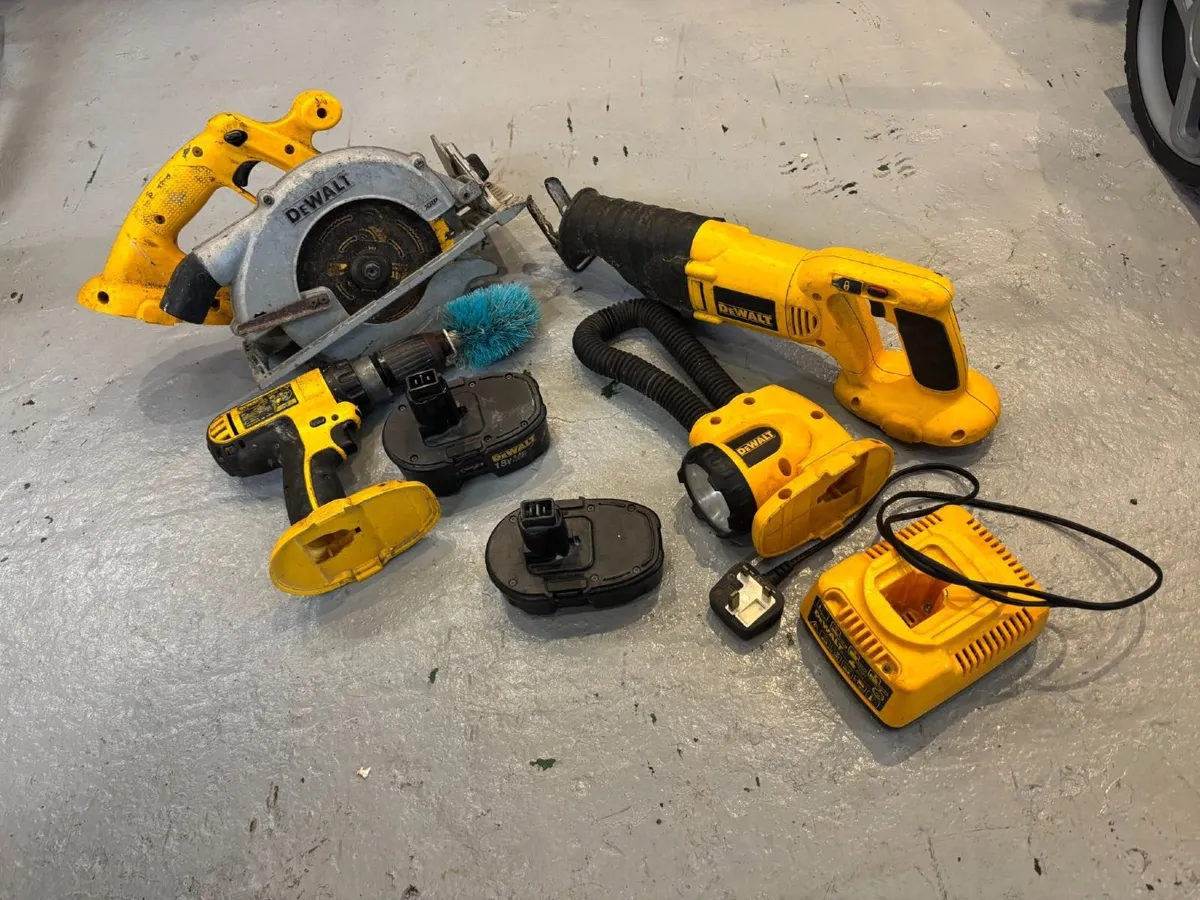 DEWALT CORDLESS POWER TOOL SET - FOR SALE - Image 1
