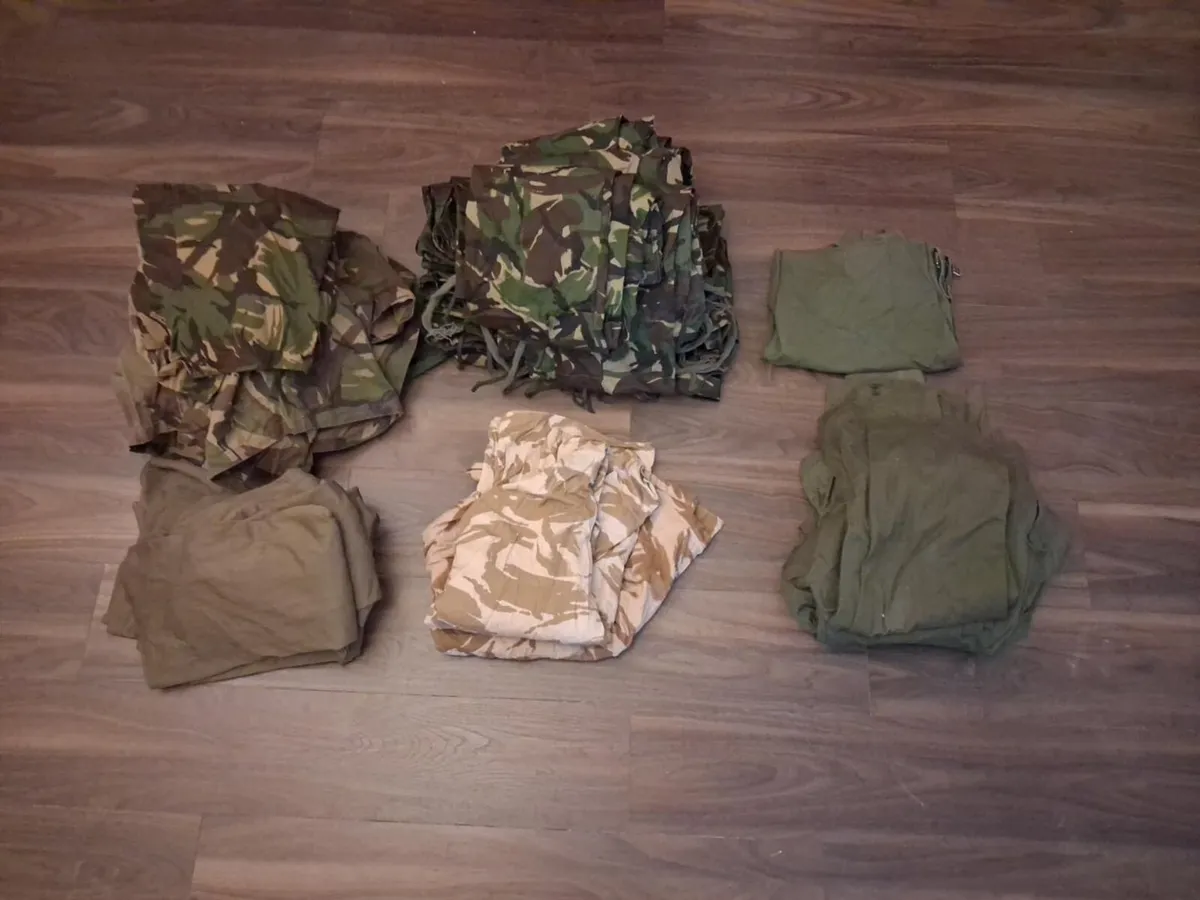 British Army Camoflage Clothing & Military Surplus - Image 1