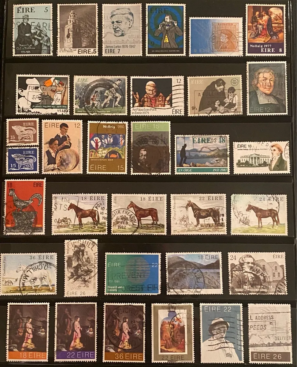Ireland stamp lot