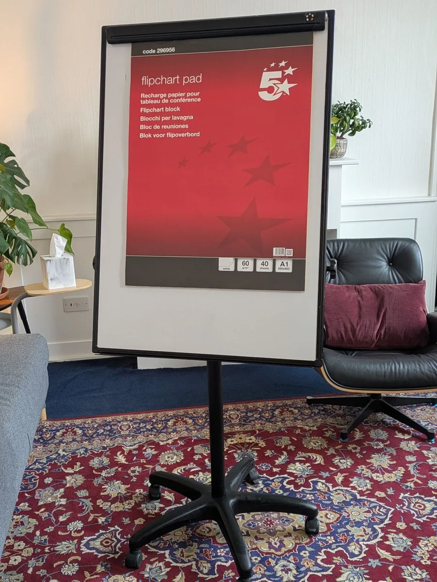 Heavy Duty Mobile Flipchart / Whiteboard Easel - Image 1