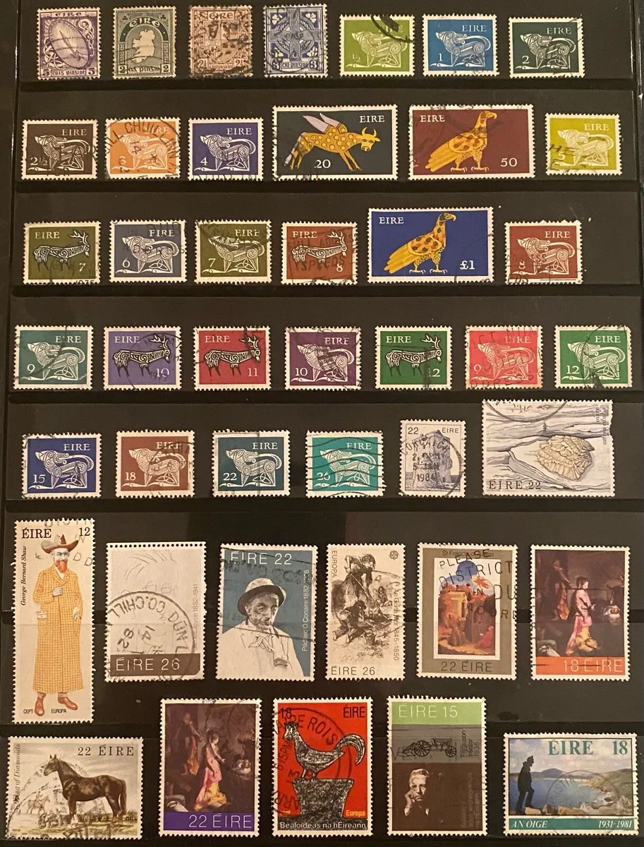 Ireland stamp lot
